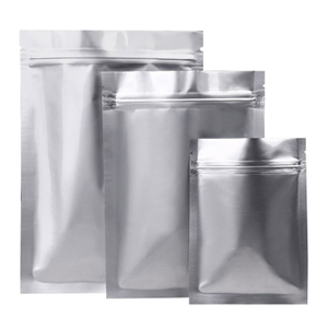 Food Plastic Packaging Al Smell Proof Zip Lock Edible Custom Logo Printing Nut Flour Bag